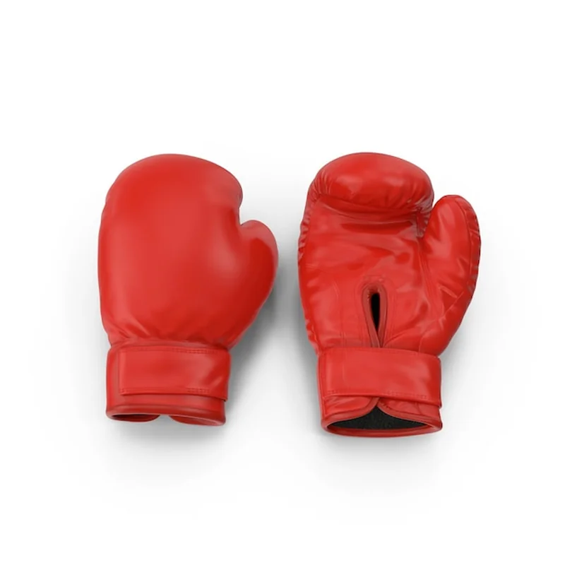 Para czerwonych rękawiczek bokserskich
